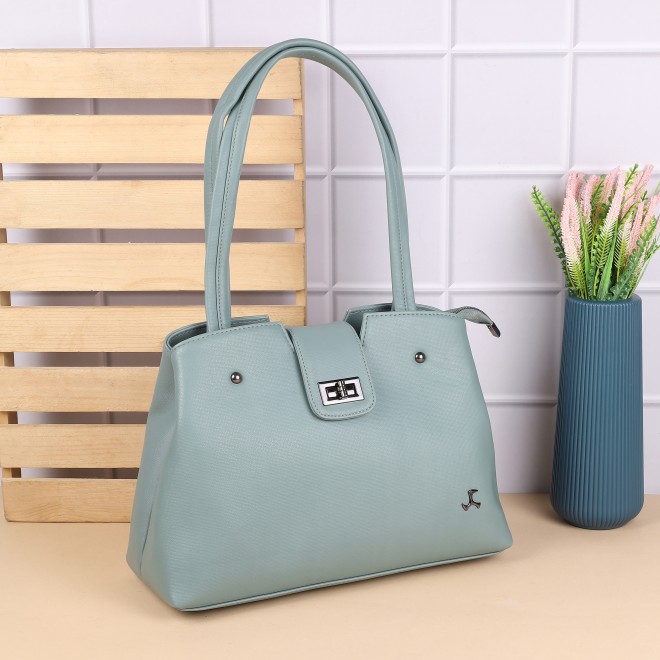 Mochi Women Light green Casual Shoulder Bag