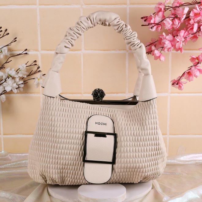 Women Beige Hand Bags Shoulder Bag