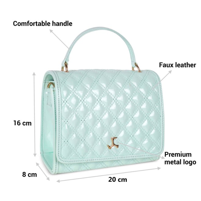 Mochi Women Green Casual Satchels (SKU: 66-437-21-10)