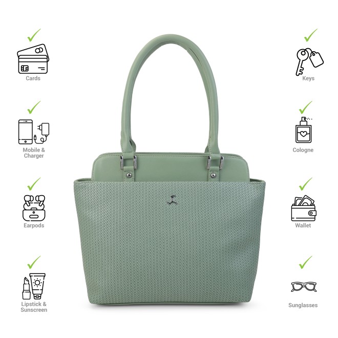 Mochi Women Green Casual Shoulder Bag (SKU: 66-438-21-10)