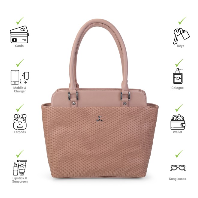 Mochi Women Pink Casual Shoulder Bag (SKU: 66-438-24-10)