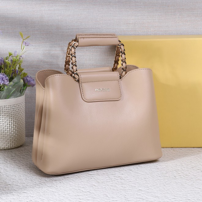 Women Beige Casual Satchels