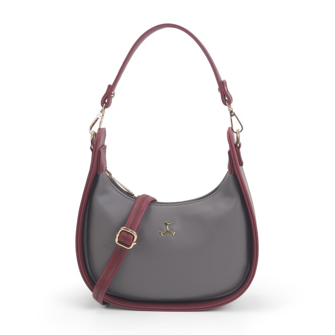 Mochi Women Grey Hand Bags Shoulder Bag