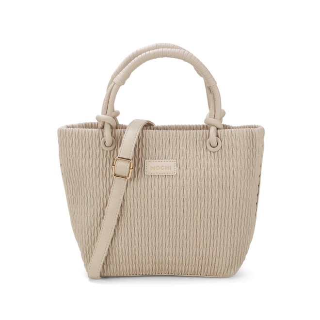 Mochi Women Beige Casual Satchels (SKU: 66-503-20-10)