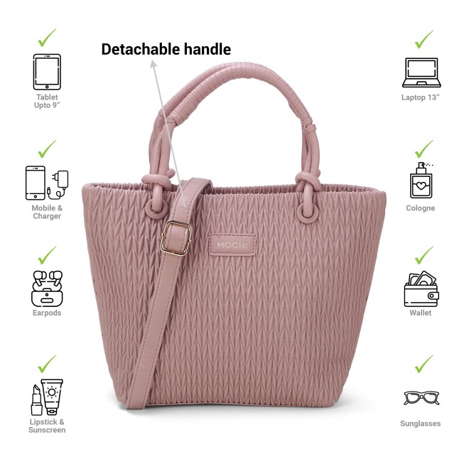 Mochi Women Pink Casual Satchels (SKU: 66-503-24-10)