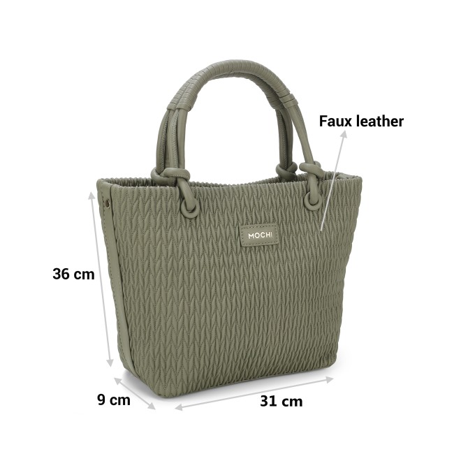 Mochi Women Green Casual Satchels (SKU: 66-503-21-10)