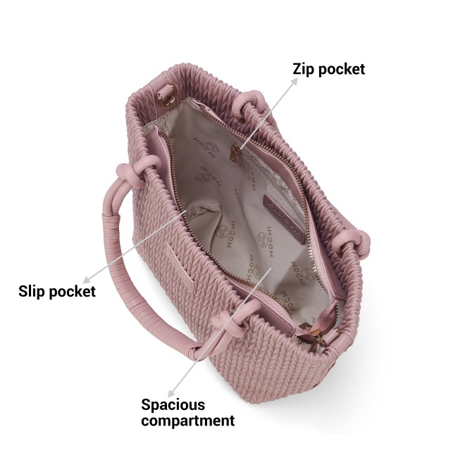 Mochi Women Pink Casual Satchels (SKU: 66-503-24-10)