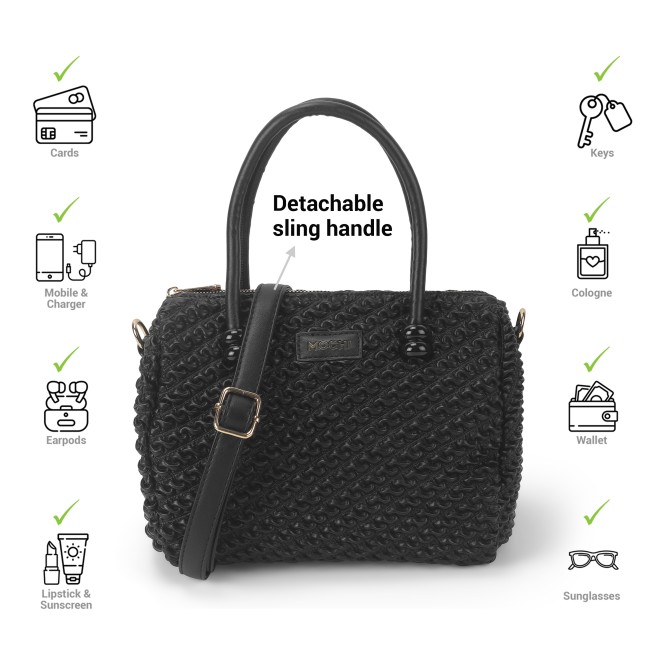 Mochi Women Black Casual Sling Bag (SKU: 66-504-11-10)