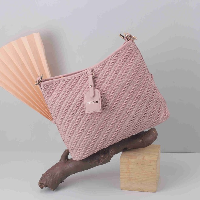 Mochi Women Pink Casual Sling Bag