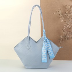 Mochi Women Blue Casual Tote Bag