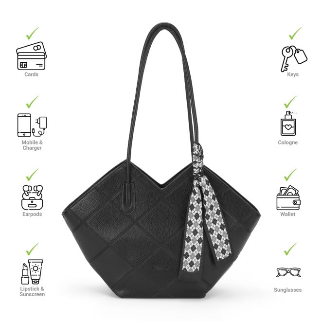 Mochi Women Black Casual Tote Bag (SKU: 66-510-11-10)