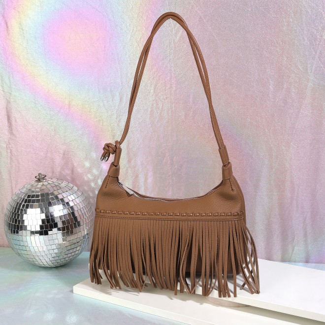 Mochi Women Brown Casual Shoulder Bag (SKU: 66-512-12-10)