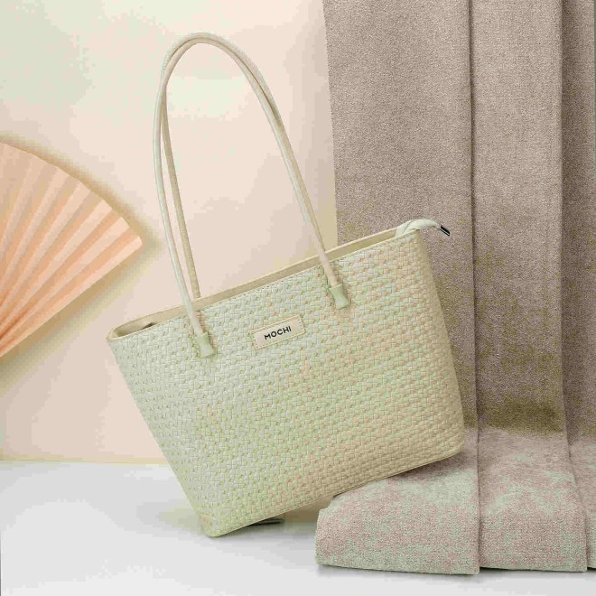 Mochi Women Green Casual Shoulder Bag