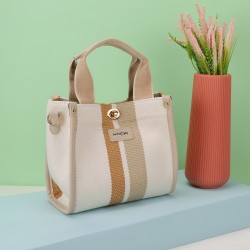 Mochi Women Beige Casual Sling Bag