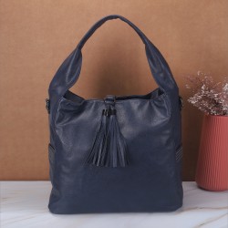 Mochi Women Navy Blue Casual Shoulder Bag