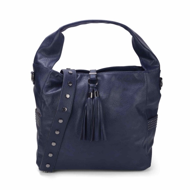 Mochi Women Navy Blue Casual Shoulder Bag (SKU: 66-523-17-10) Mochi Women Navy Blue Casual Shoulder Bag (SKU: 66-523-17-10)