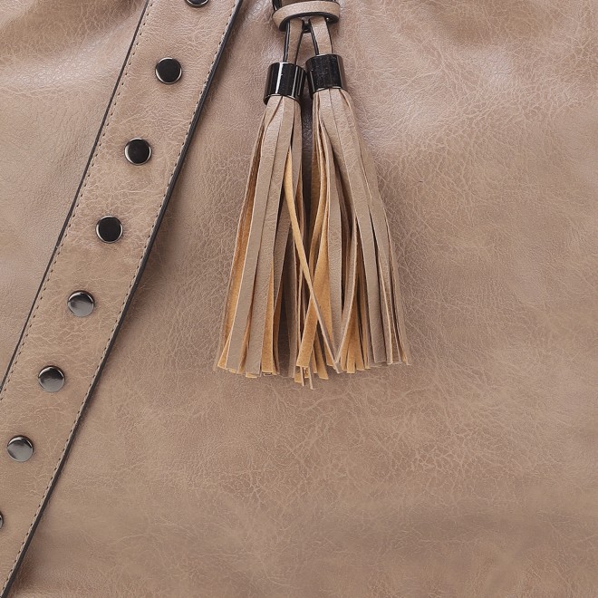 Mochi Women Beige Casual Shoulder Bag (SKU: 66-523-20-10)