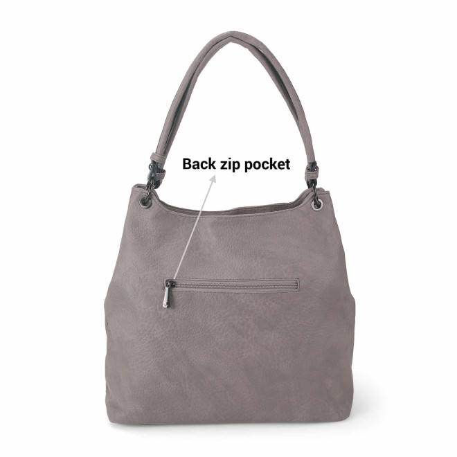 Mochi Women Grey Casual Shoulder Bag (SKU: 66-524-14-10)