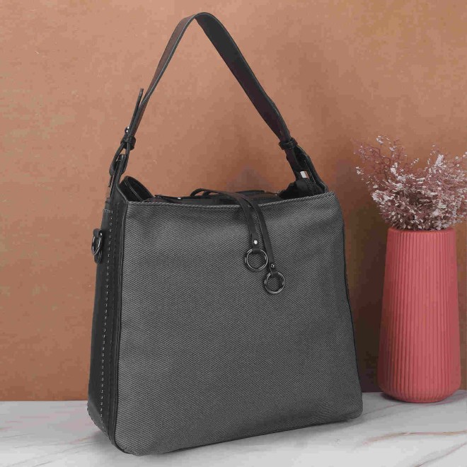 Mochi Women Black Casual Shoulder Bag