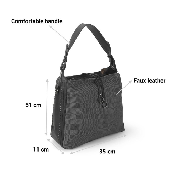 Mochi Women Black Casual Shoulder Bag (SKU: 66-525-11-10)