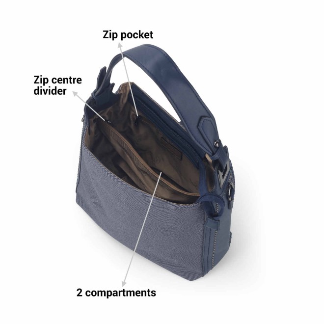 Mochi Women Navy Blue Casual Shoulder Bag (SKU: 66-525-17-10) Mochi Women Navy Blue Casual Shoulder Bag (SKU: 66-525-17-10)