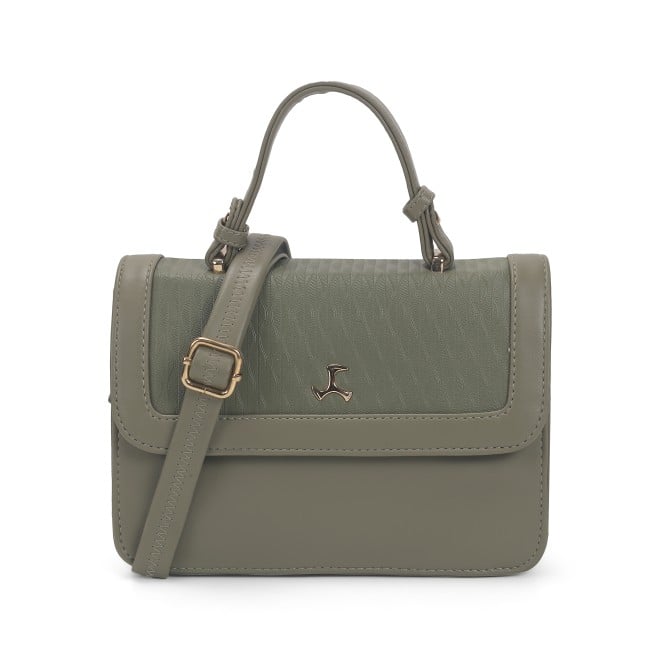 Mochi Women Green Hand Bags Satchel Bags