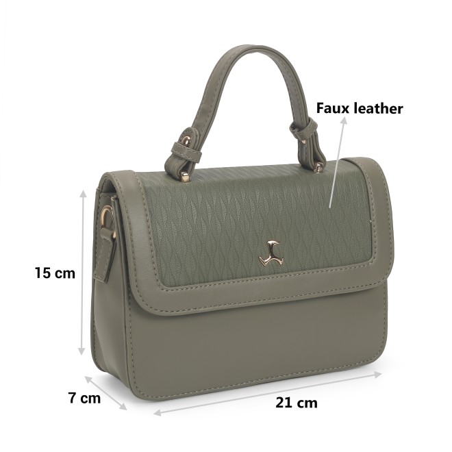 Mochi Women Green Hand Bags Satchel Bags (SKU: 66-549-21-10)