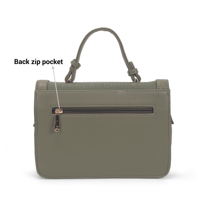 Mochi Women Green Hand Bags Satchel Bags (SKU: 66-549-21-10)