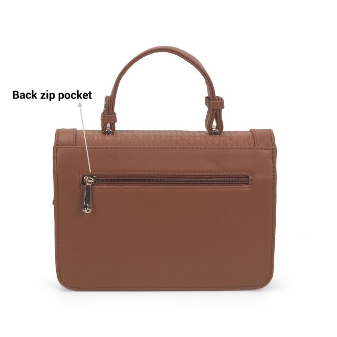Mochi Women Tan Hand Bags Satchel Bags (SKU: 66-549-23-10)