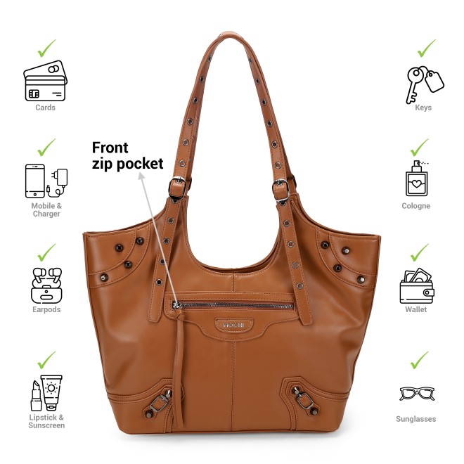 Mochi Women Brown Shoulder Bag (SKU: 66-572-12-10)