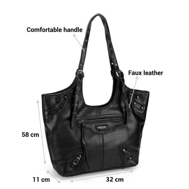 Mochi Women Black Shoulder Bag (SKU: 66-572-11-10)