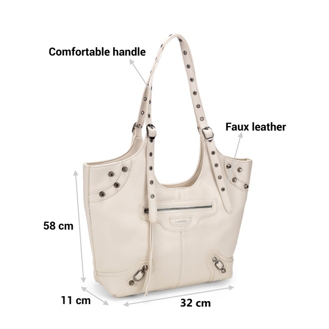 Mochi Women Off-white Shoulder Bag (SKU: 66-572-66-10)
