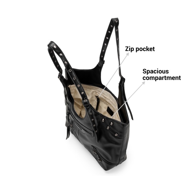 Mochi Women Black Shoulder Bag (SKU: 66-572-11-10)