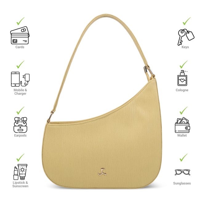 Mochi Women Yellow Casual Shoulder Bag (SKU: 66-579-33-10)
