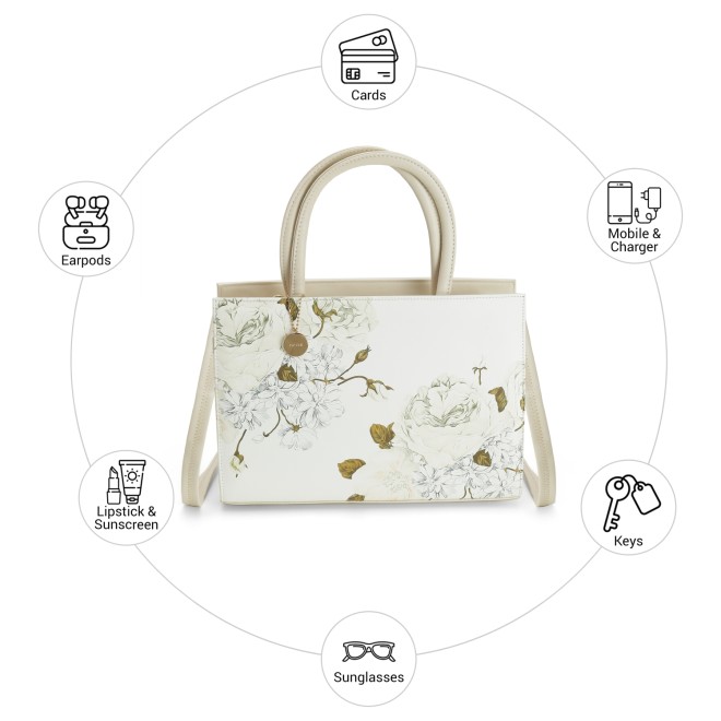 Mochi Women Beige Satchel Bag (SKU: 66-582-20-10)