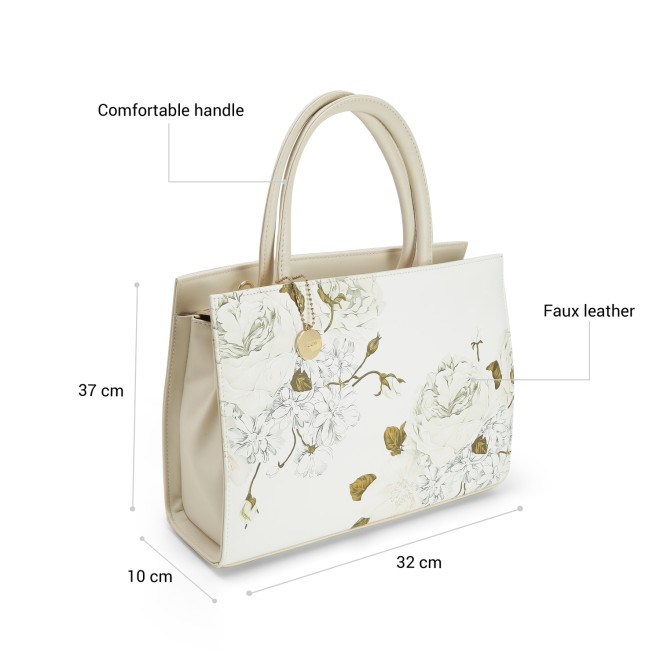 Mochi Women Beige Satchel Bag (SKU: 66-582-20-10)