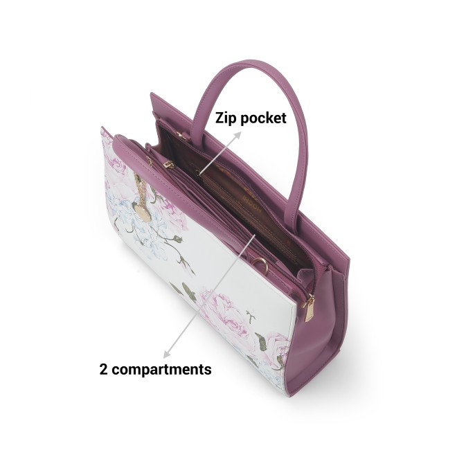 Mochi Women Peach Hand Bags Satchel Bags (SKU: 66-582-80-10)