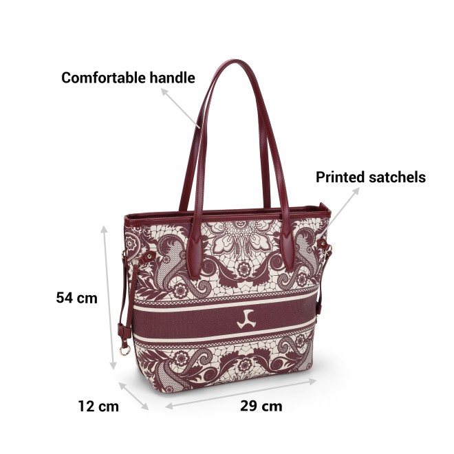 Mochi Women Maroon Hand Bags Shoulder Bag (SKU: 66-588-44-10) Mochi Women Maroon Hand Bags Shoulder Bag (SKU: 66-588-44-10)