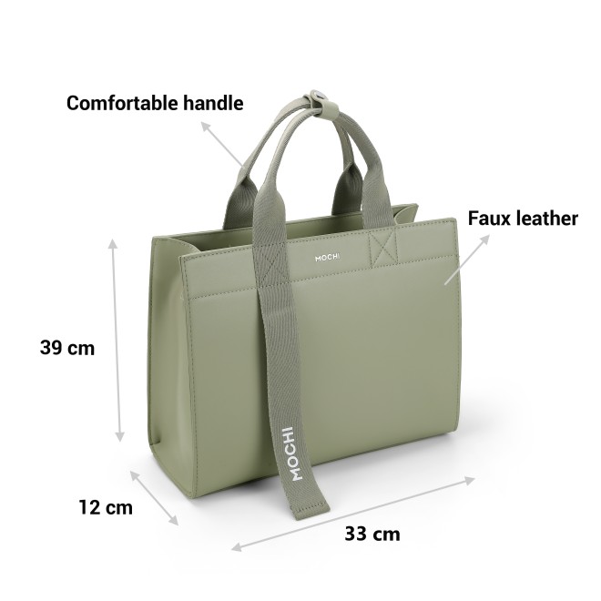Mochi Women Green Hand Bags Satchel Bags (SKU: 66-592-21-10)