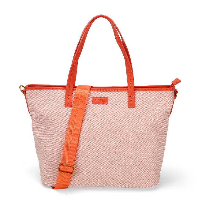 Mochi Women Orange Hand Bags Satchel Bags