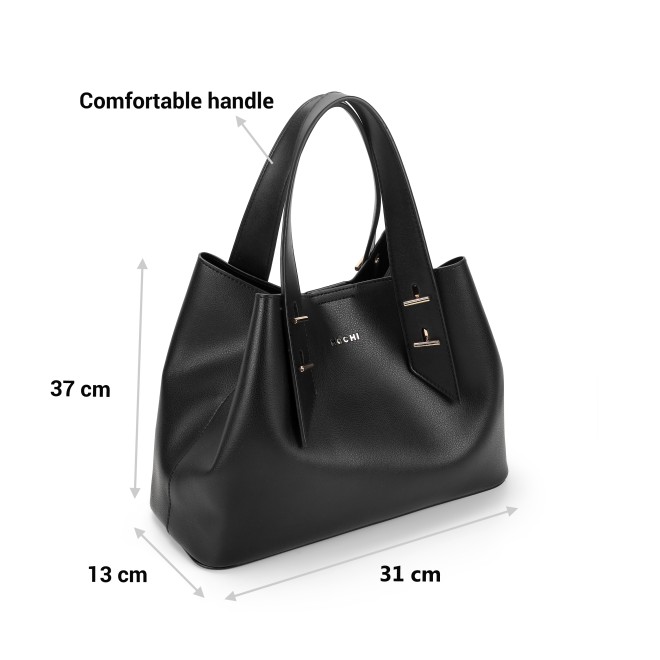Mochi Women Black Hand Bags Satchel Bags (SKU: 66-602-11-10)