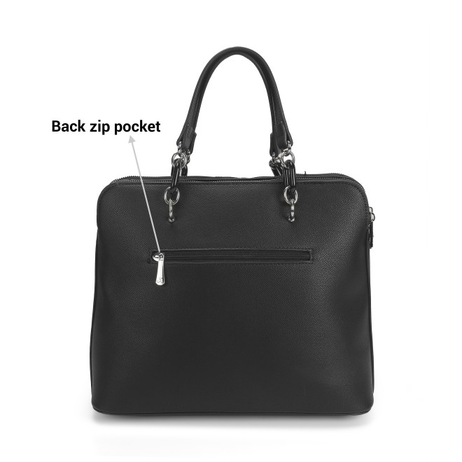 Mochi Women Black Hand Bags Satchel Bags (SKU: 66-604-11-10)