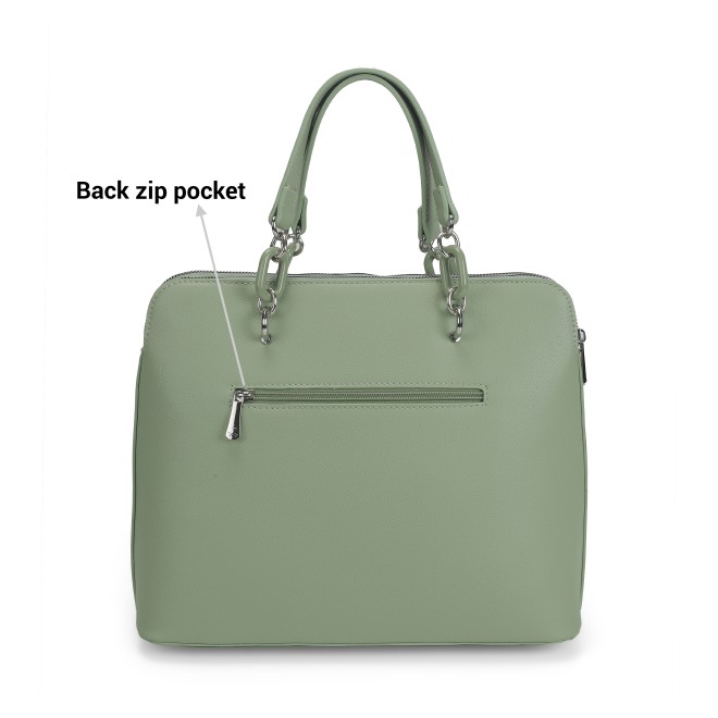 Mochi Women Green Hand Bags Satchel Bags (SKU: 66-604-21-10)