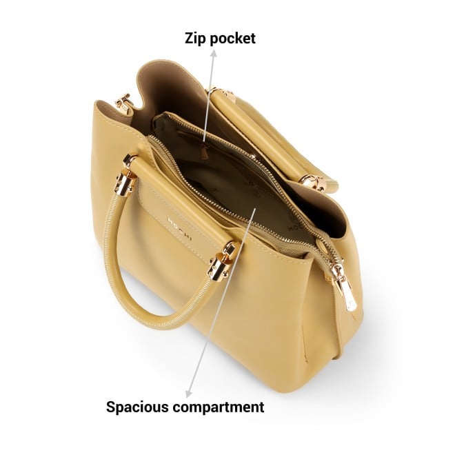 Mochi Women Yellow Hand Bags Satchel Bags (SKU: 66-609-33-10)