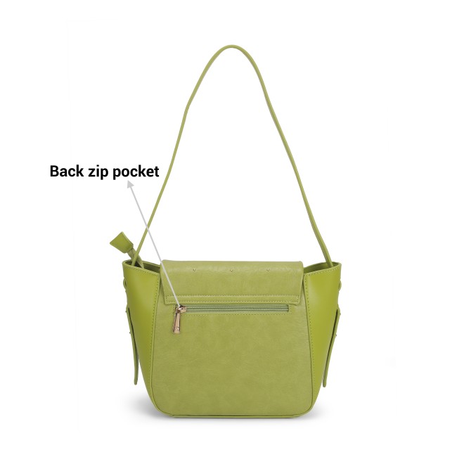 Mochi Women Green Hand Bags Shoulder Bag (SKU: 66-611-21-10)