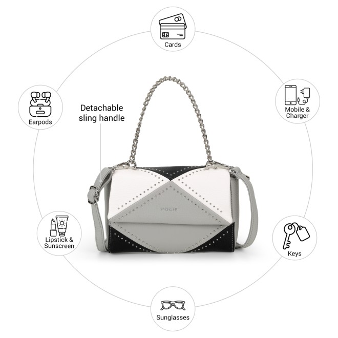 Mochi Women Black Satchel Bag (SKU: 66-614-11-10)