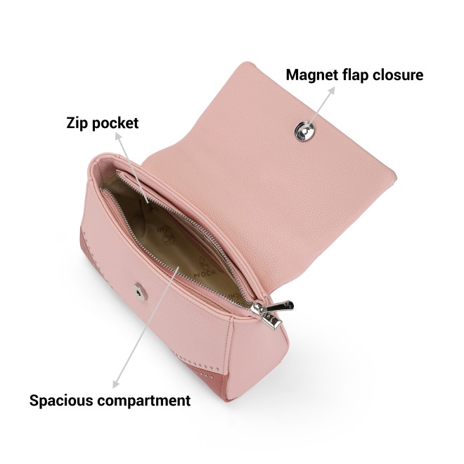 Mochi Women Pink Hand Bags Sling Bags (SKU: 66-614-24-10)