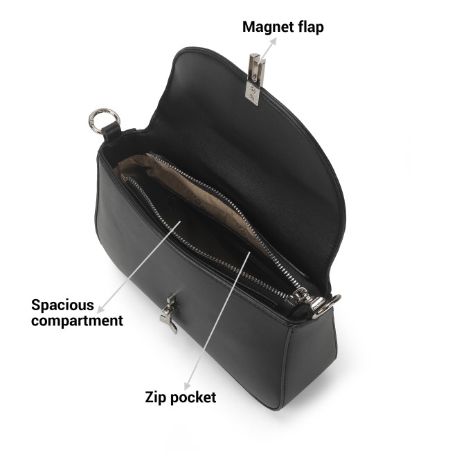 Mochi Women Black Hand Bags Shoulder Bag (SKU: 66-636-11-10)