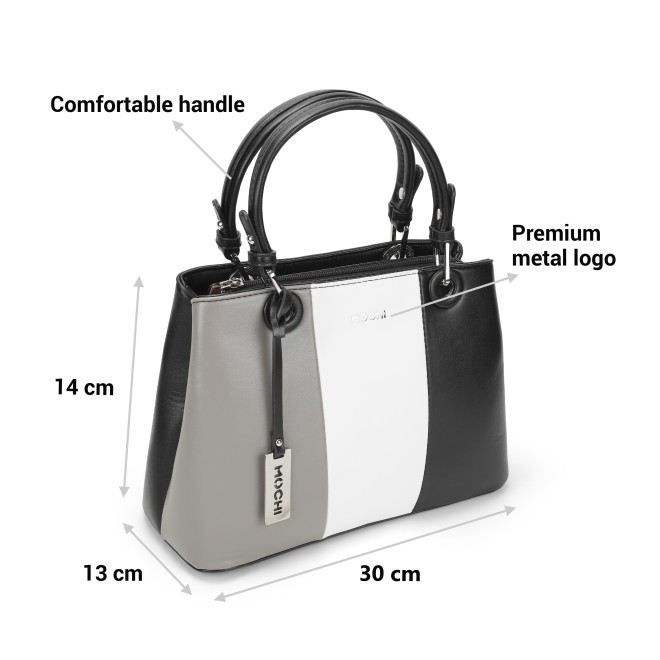 Mochi Women Black Hand Bags Satchel Bags (SKU: 66-638-11-10)