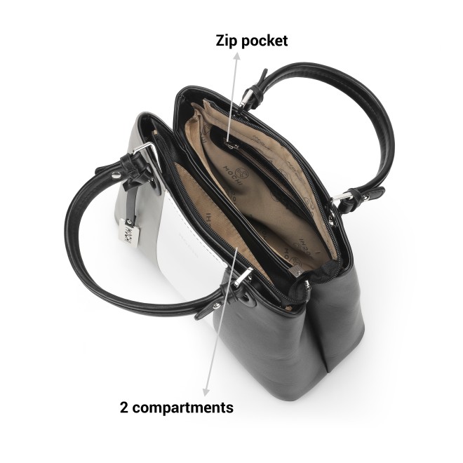 Mochi Women Black Hand Bags Satchel Bags (SKU: 66-638-11-10)